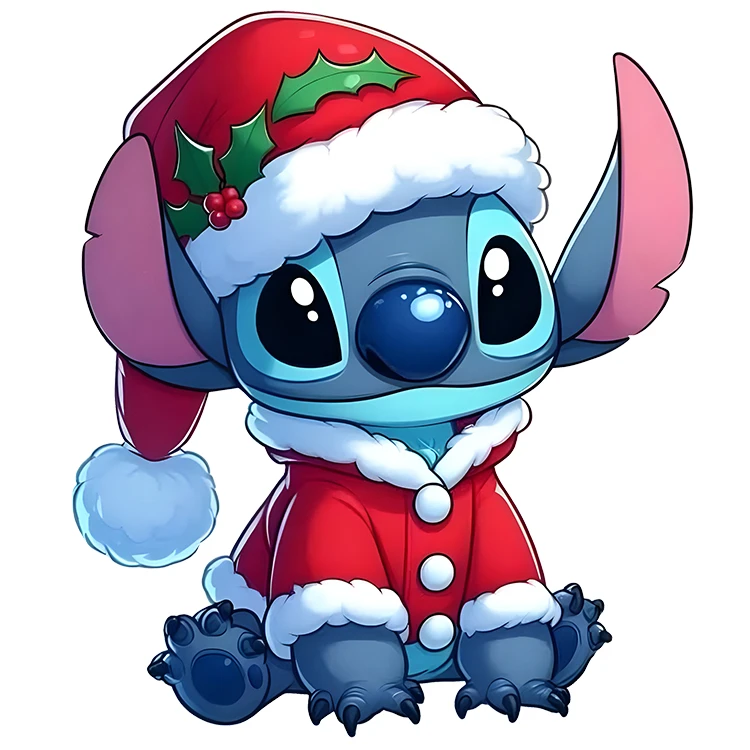 استیکر پارچه و لباس پاد آفرین مدل کریسمس کد DKST694