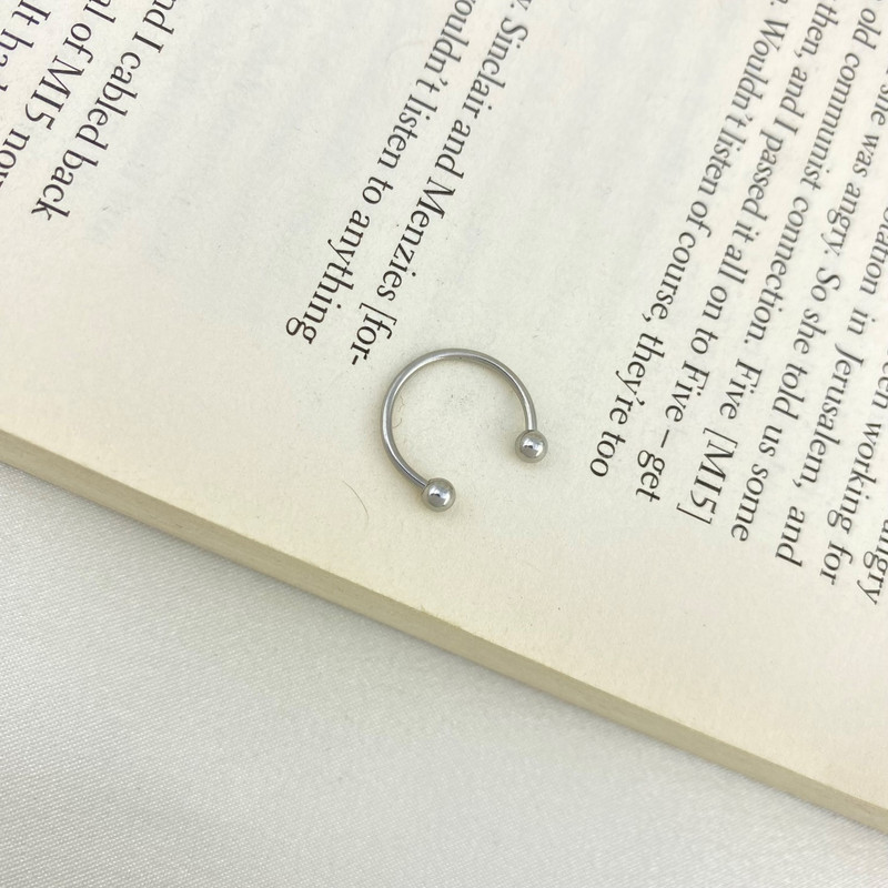 پیرسینگ زنانه مدل اسمایل کد P4362 پیرسینگ زنانه مدل اسمایل کد P4362