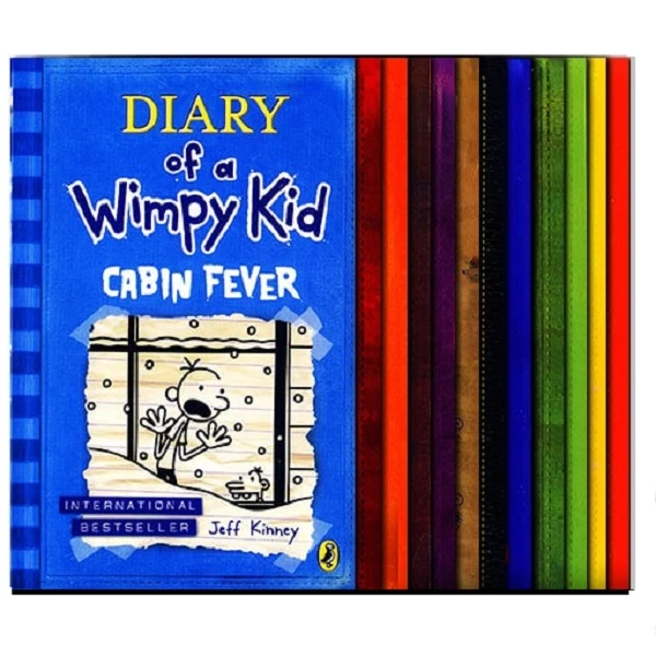 کتاب Wimpy kid Book Series اثر jeff kinny نشر Recorded Books دوازده جلدی