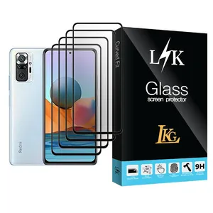 LKG LK Glass MIX004 Screen Protector For Xiaomi Redmi Note 10 Pro Pack Of 4