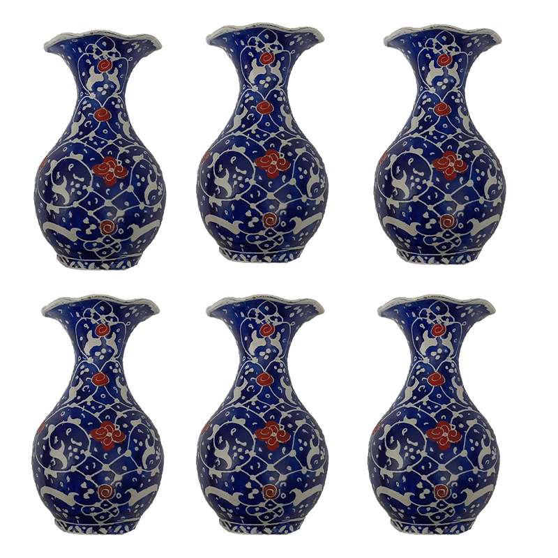 گلدان میناکاری کد 11 بسته 6 عددی