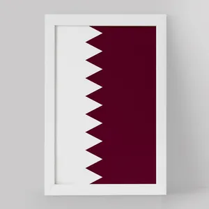 تابلو خندالو مدل پرچم قطر کد 20429