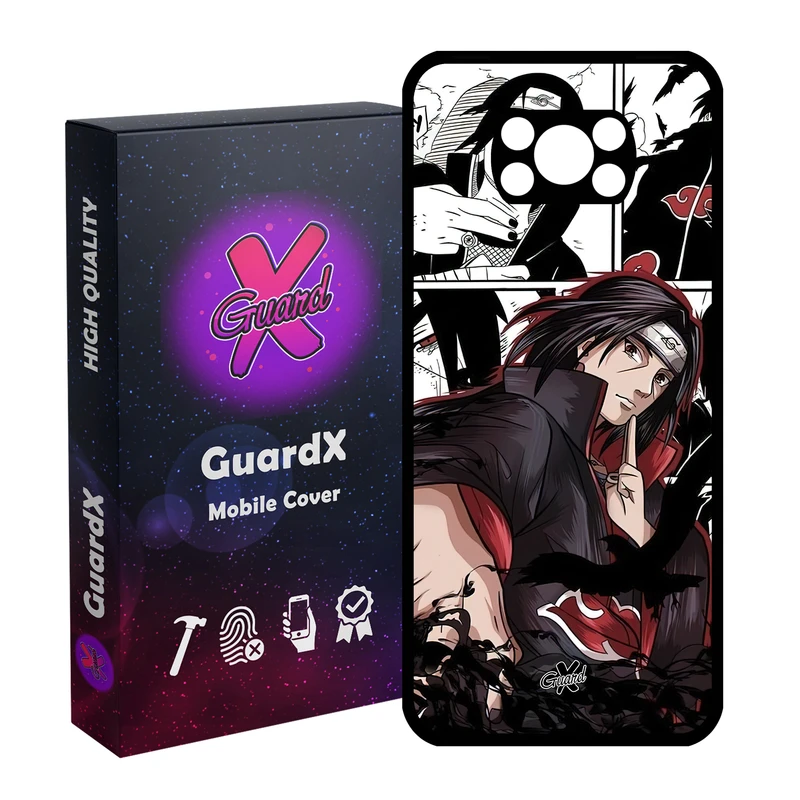 کاور گارد ایکس طرح Itachi Anime مدل Glass10550 مناسب برای گوشی موبایل شیائومی Poco X3 NFC/Poco X3/Poco X3 Pro