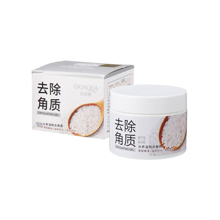 اسکراب لایه بردار پوست بایواکوا مدل Brightening Exfoliating Rice Gel حجم 140 میلی لیتر اسکراب لایه بردار پوست بایواکوا مدل Brightening Exfoliating Rice Gel حجم 140 میلی لیتر