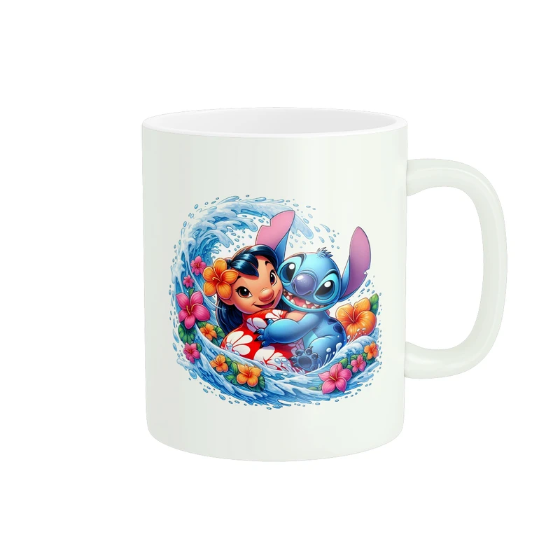 ماگ پادآفرین مدل کارتون استیچ و لیلو Stitch کد PM3688