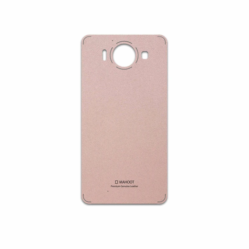 برچسب پوششی ماهوت مدل Rose Gold Leather مناسب برای گوشی موبایل مایکروسافت Lumia 950