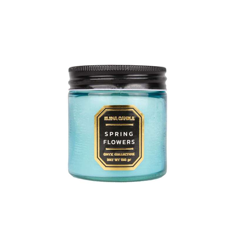 شمع النا مدل گل های بهاری کد 150g طرح onyx