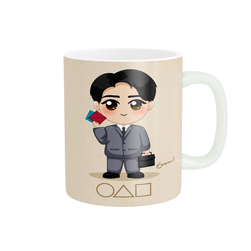 ماگ پادآفرین مدل بازی مرکب طرح اسکویید گیم کد p9255