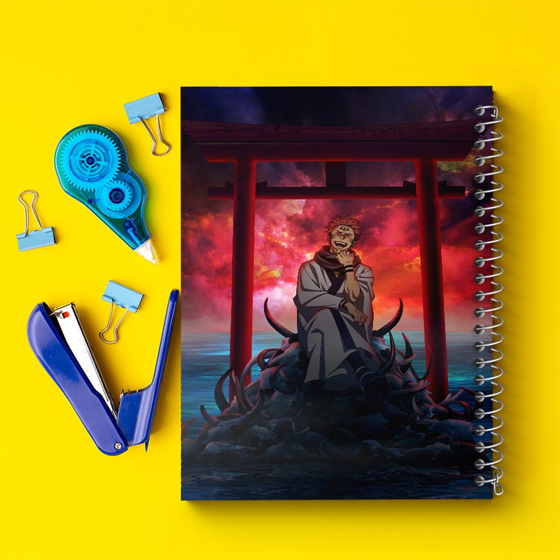 دفتر مشق 100 برگ خندالو طرح انیمه جوجوتسو کایزن کد F827