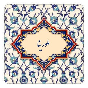 مگنت کاکتی طرح اسم ملورینا مدل اسلیمی کد mn86437