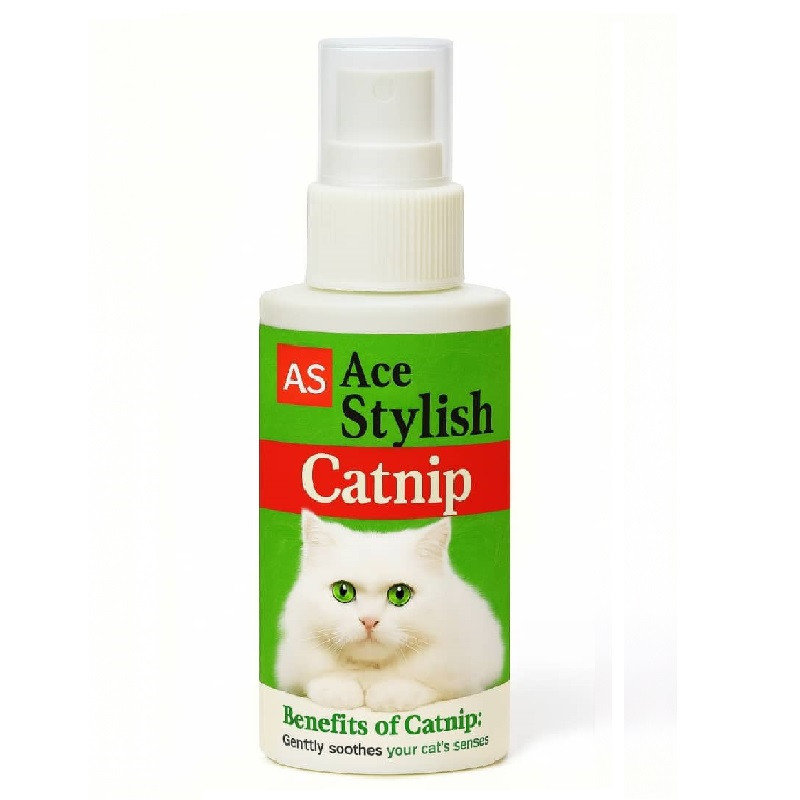 اسپری گربه آس استالیش مدل ACE STYLISH  CATNIP حجم 60 میلیی لیتر