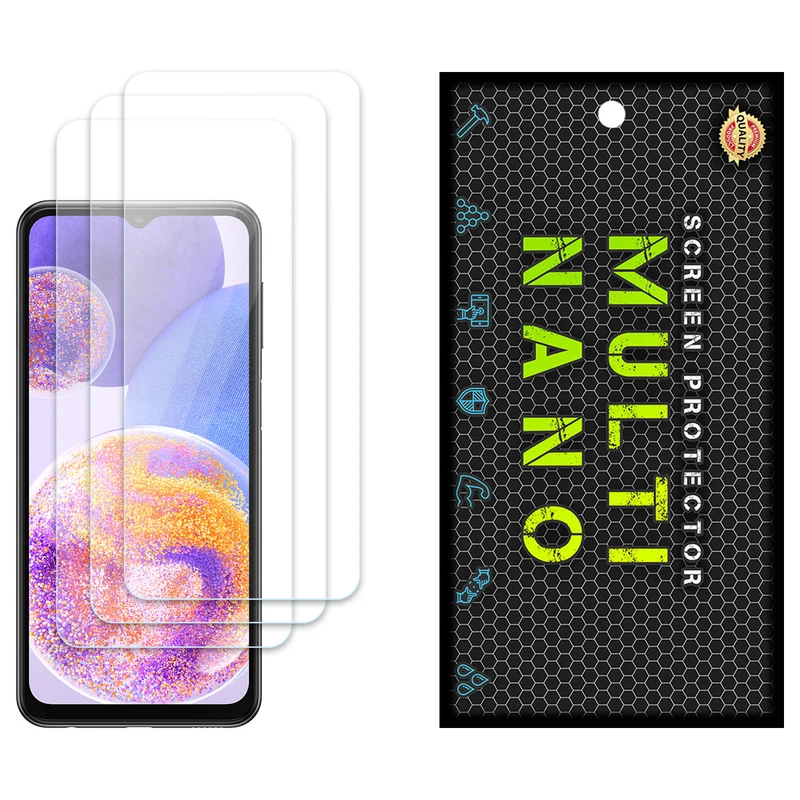 محافظ صفحه نمایش مولتی نانو مدل X-S3N مناسب برای گوشی موبایل سامسونگ Galaxy A23 بسته سه عددی