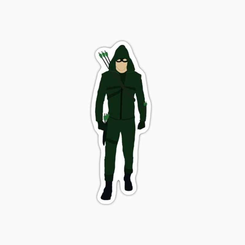 استیکر لپ تاپ و موبایل بووم طرح سریال Green Arrow مدل Oliver Queen کد LB70