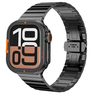 Sprig band model Butterfly 360MT suitable for Apple watch 44/45mm Series 4/5/6/7/SE/SE2/SE3 with cover