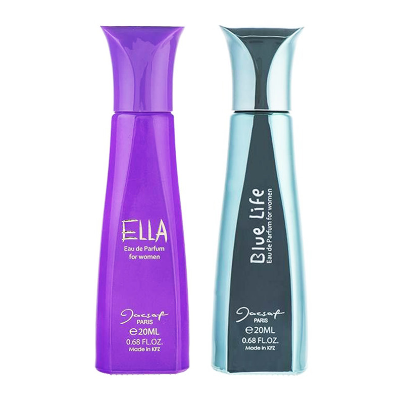 عطرجیبی زنانه ژک ساف مدل Ella حجم 20 میلی لیتر به همراه عطرجیبی زنانه ژک ساف مدل Blue Life حجم 20 میلی لیتر عطرجیبی زنانه ژک ساف مدل Ella حجم 20 میلی لیتر به همراه عطرجیبی زنانه ژک ساف مدل Blue Life حجم 20 میلی لیتر