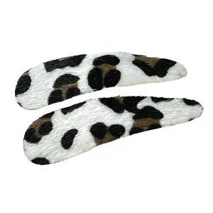 گیره مو زنانه مدل پلنگی مجموعه دو عددی