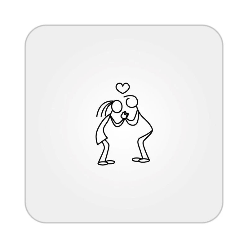 زیر لیوانی کاکتی طرح عاشقانه مدل mp36658