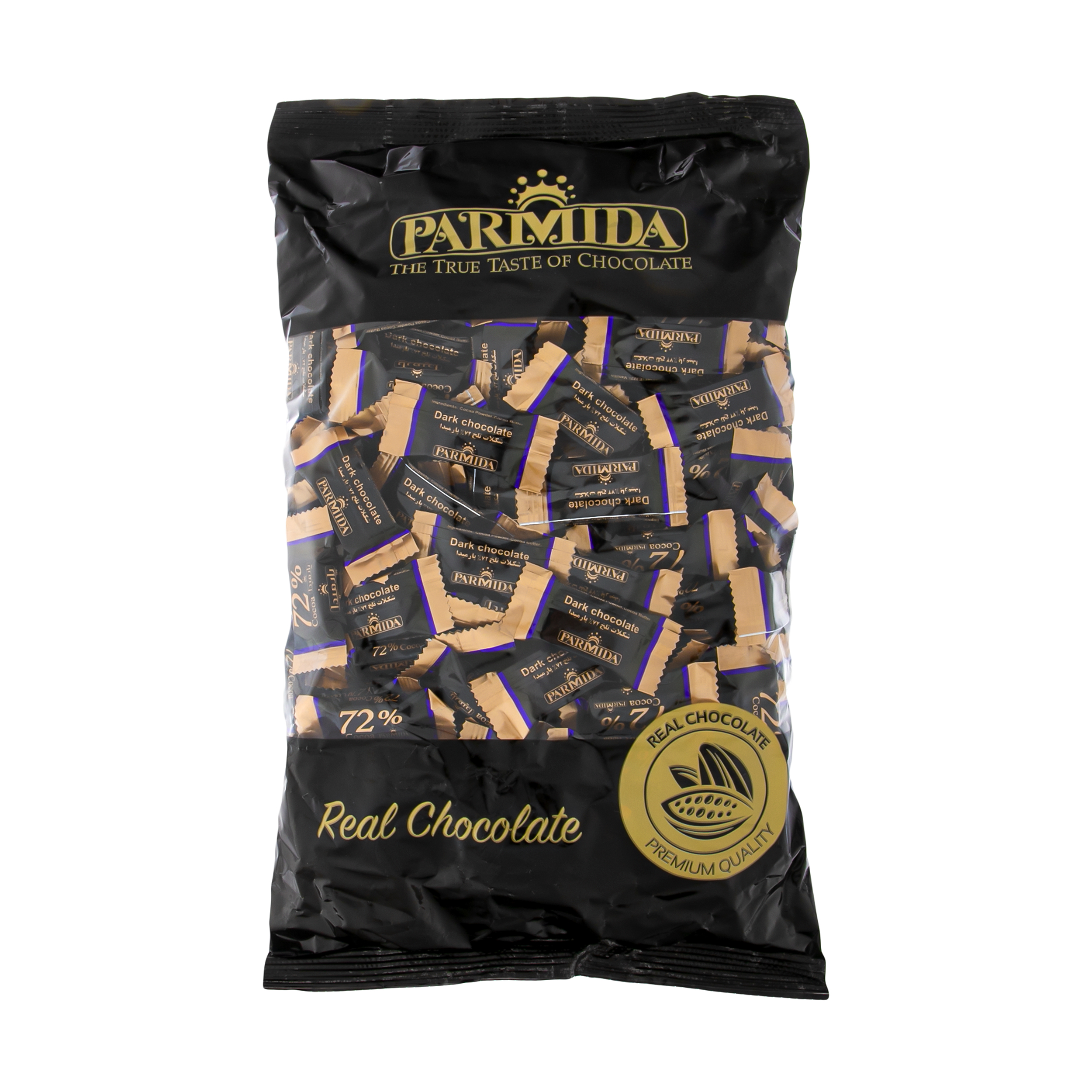 شکلات تلخ 72 درصد پارمیدا - 1 کیلوگرم