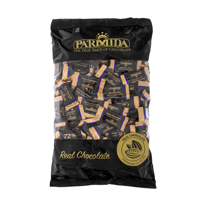 شکلات تلخ 72 درصد پارمیدا - 1 کیلوگرم