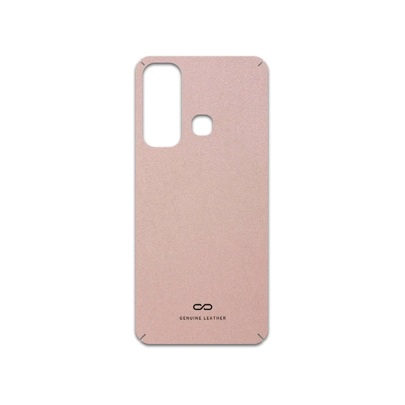 برچسب پوششی ماهوت مدل Rose-Gold-Leather مناسب برای گوشی موبایل اینفینیکس Hot 11