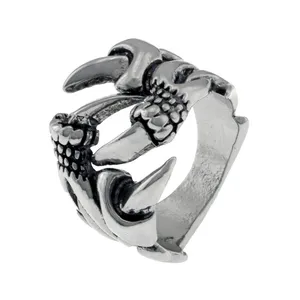 انگشتر مردانه برانت طرح چنگال اژدها
