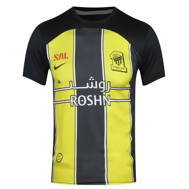 ست پنج تکه لباس ورزشی مردانه طرح الاتحاد مدل بنزما2024