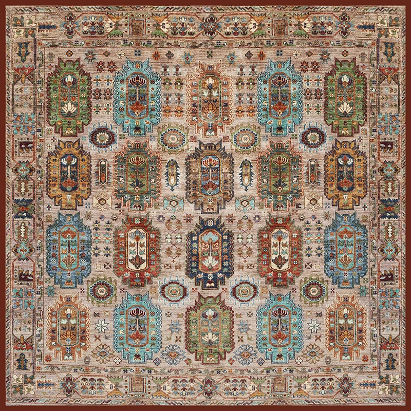 رومیزی مدل مخمل RM0075 سایز 95x95 سانتی‌متر