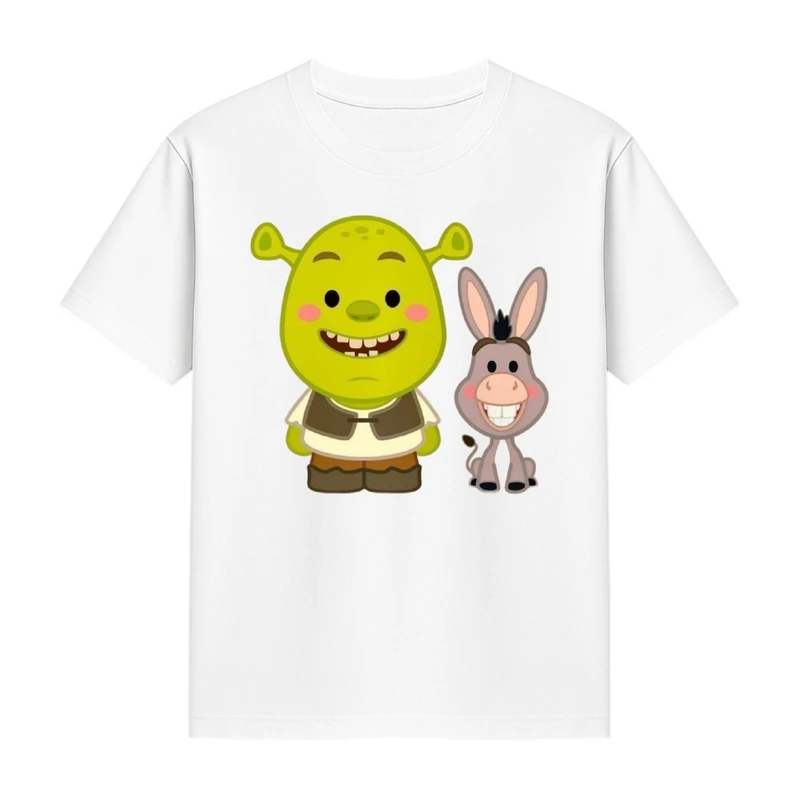 تی‌شرت آستین کوتاه دخترانه مدل شرک کد p1 