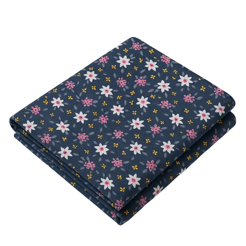 ملحفه پنبه پلی استر مدل زیپ دار طرحS499 یک نفره سایز 90x190 سانتی‌متر