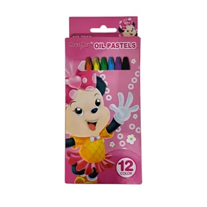 پاستل روغنی 12 رنگ مدل mouse boy کد ۹۱۲