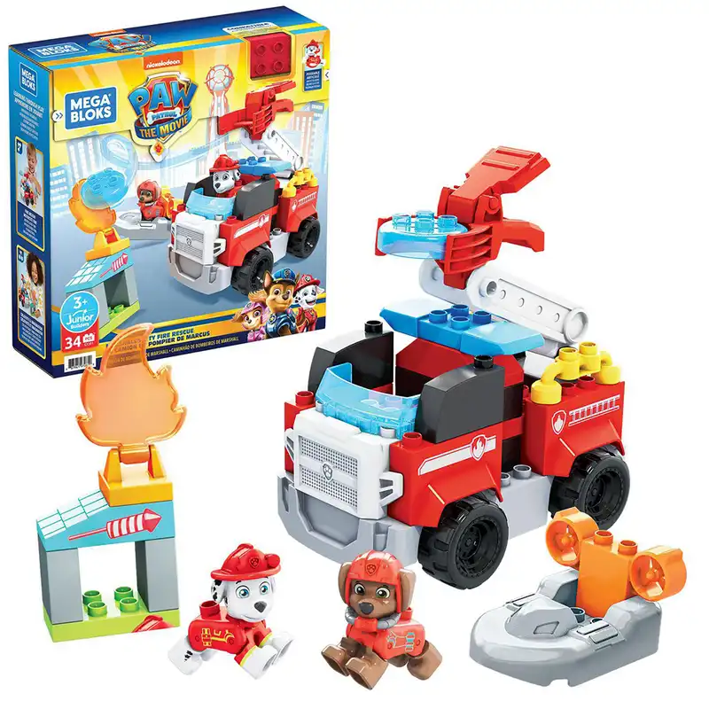 ساختنی مگابلاکس سری PAW Patrol مدل Marshall City Fire Rescue کد GYJ01