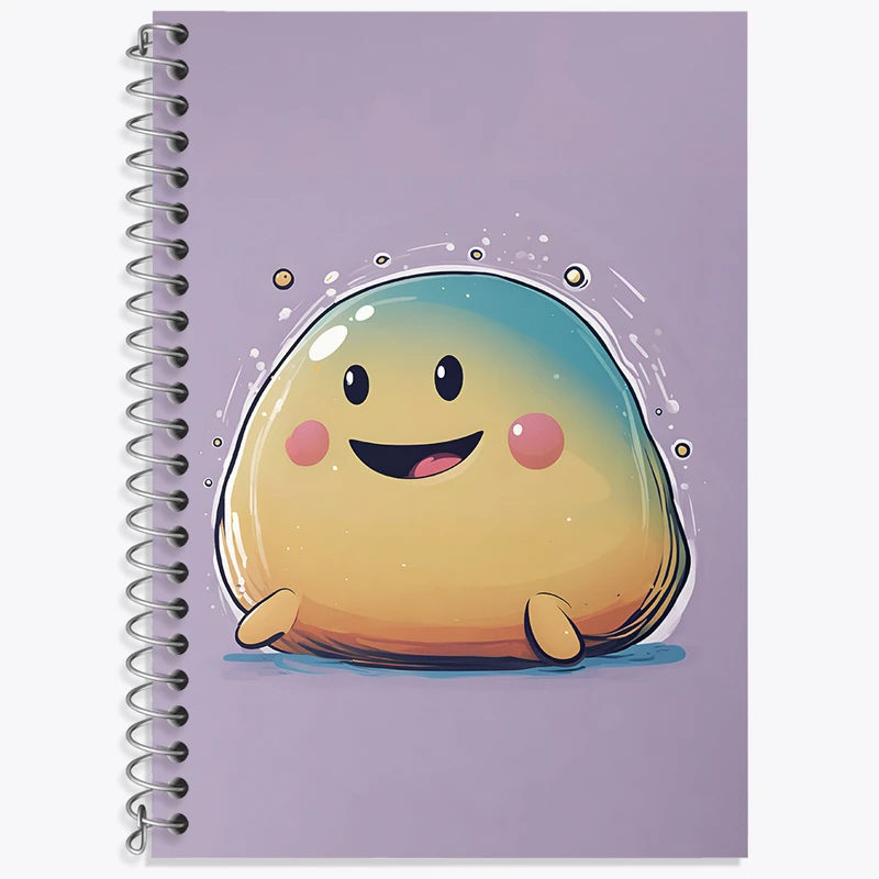 دفتر زبان 50 برگ خندالو مدل سه خط طرح فانتزی کد N3574