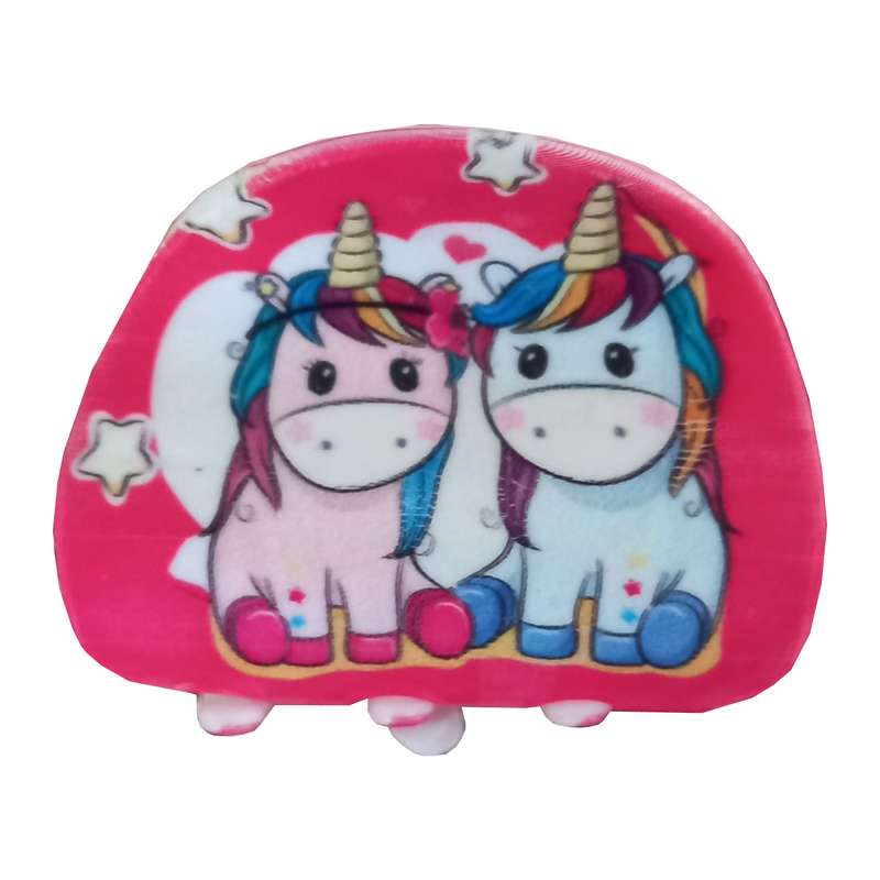 کلیپس مو دخترانه مدل یونیکورن دوقلو کد PIN-SMLL-03