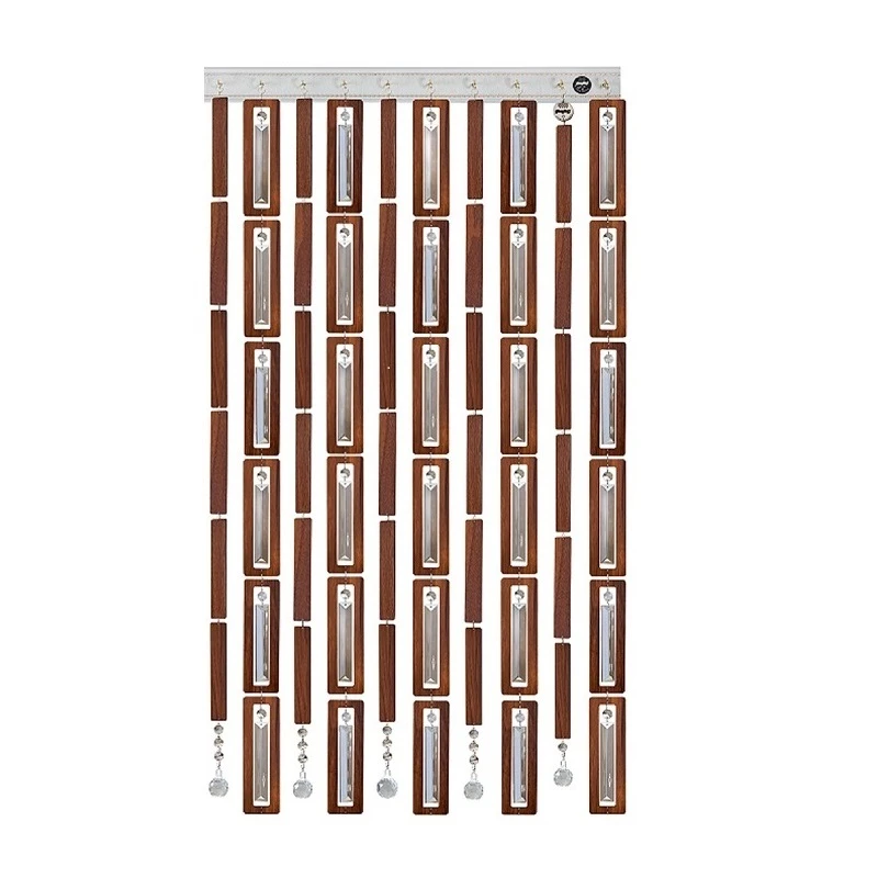پرده آریا کریستال مدل چوبی سایز 50x300 سانتی متر