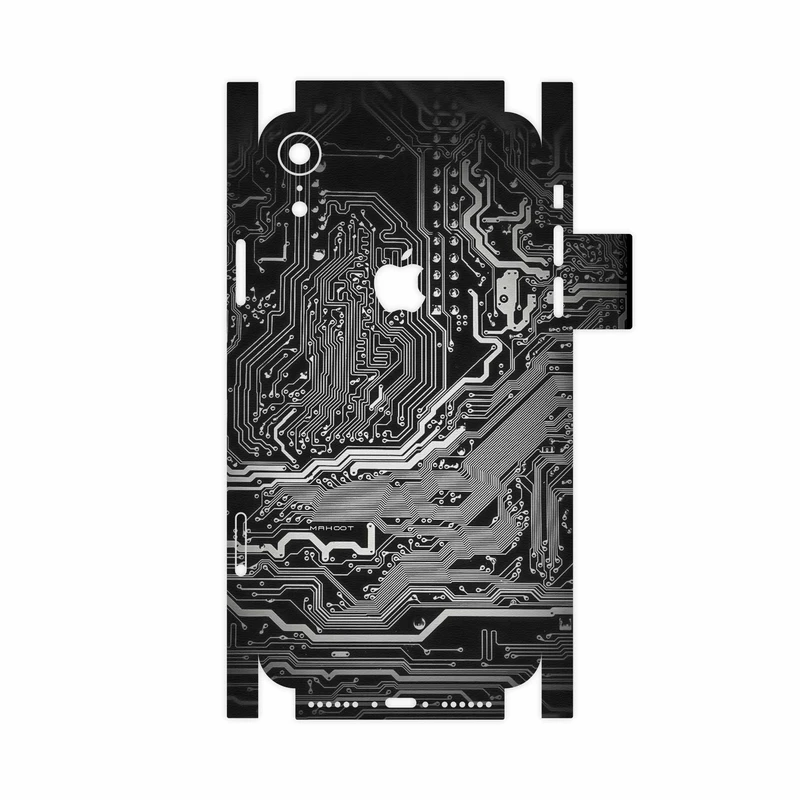 برچسب پوششی ماهوت مدل Black Printed Circuit Board-FullSkin مناسب برای گوشی موبایل اپل iPhone XR