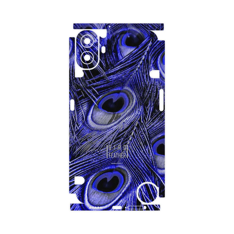برچسب پوششی ماهوت مدل Purple Feather-FullSkin مناسب برای گوشی موبایل ناتینگ CMF Phone 1