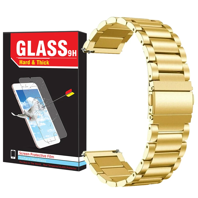 بند هارد اند تیک مدل 3Bead-HT-TW مناسب برای ساعت هوشمند هایلو GS / GST / GST Lite / LS02 Pro / Solar LS05 / Solar Plus RT3 / Solar Lite / RT2 / RS3 / RT LS05s