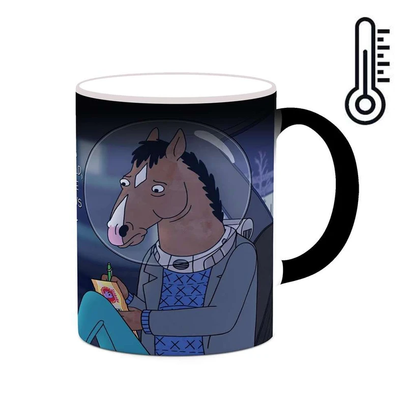 ماگ حرارتی کاکتی مدل کارتون BoJack Horseman کد mgh22319