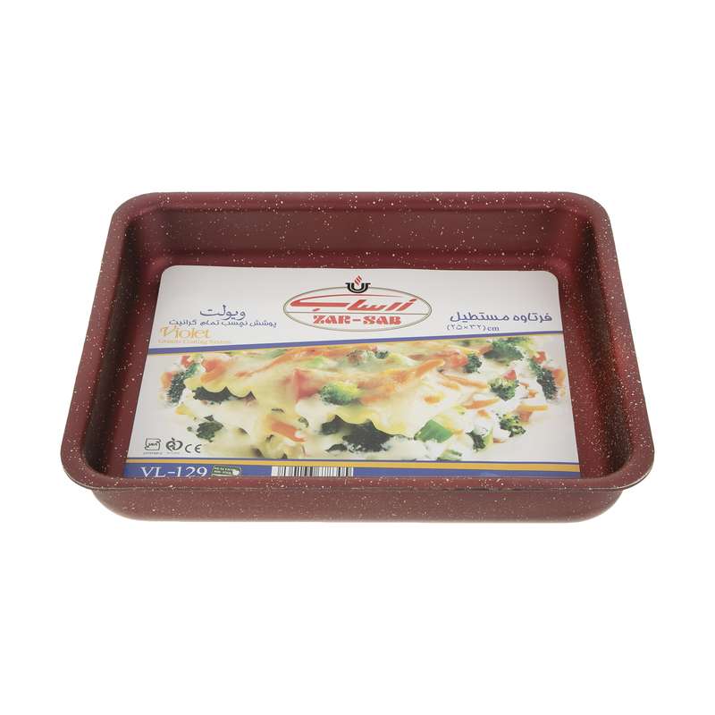 تابه فر مدل مستطیل زرساب  مدل VL-129 سایز 29