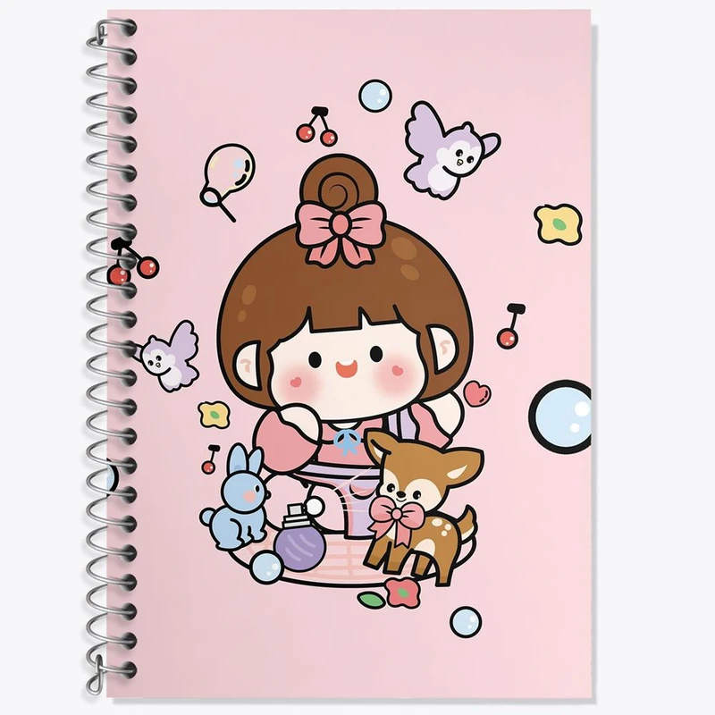 دفتر زبان 50 برگ خندالو مدل دو خط طرح رورو جامپ کد 27857