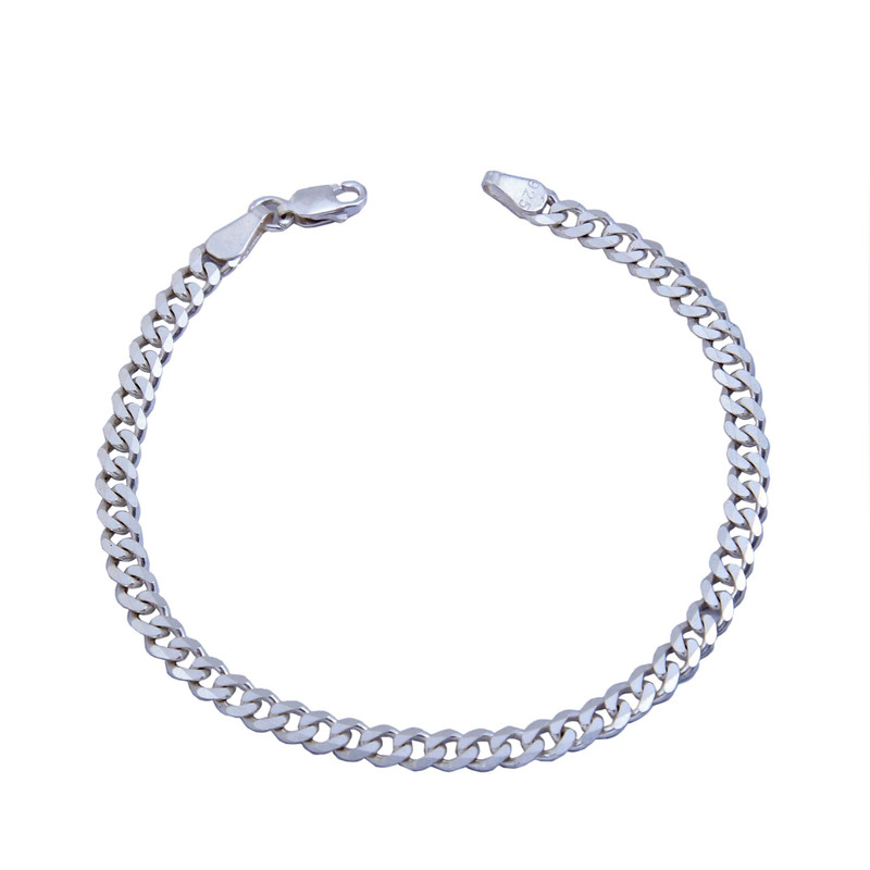 دستبند نقره مردانه مدل ترک کد DP_726