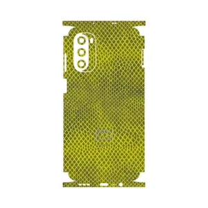 MAHOOT Yellow Snake Skin-FullSkin Cover Sticker for Motorola Moto G52
