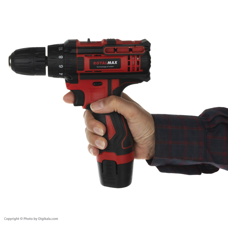 پیچ گوشتی شارژی رویال مکس مدل RM18
