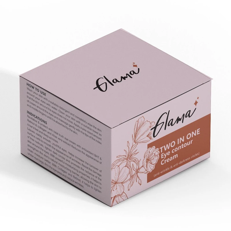 عکس شماره 4 : کرم دور چشم گلاما مدل two in one حجم 50 میلی لیتر