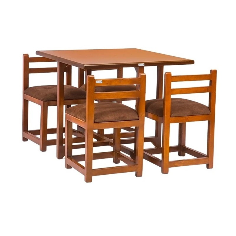 میز و صندلی ناهارخوری چهار نفره گالری والریان مدل M-CH-404