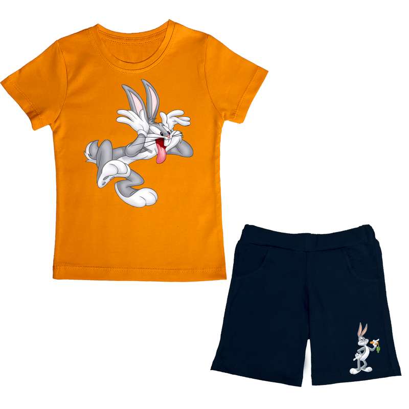 ست تی شرت و شلوارک پسرانه مدل Bugs bunny Og