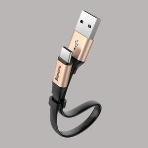 نقد و بررسی کابل تبدیل USB به USB-C باسیوس مدل Portable طول 0.23 متر توسط خریداران