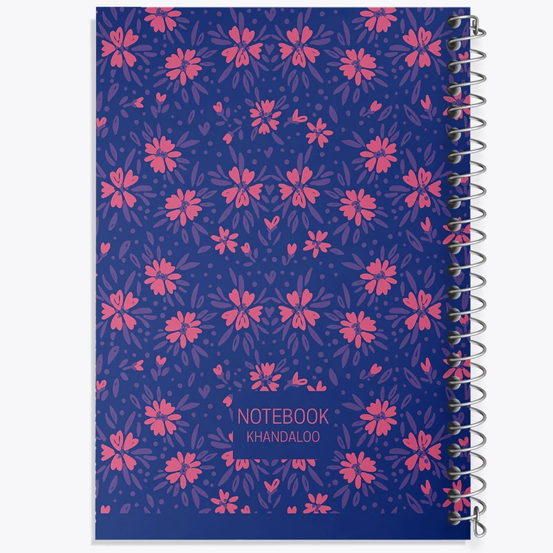 دفتر لیست خرید 50 برگ خندالو طرح گل گلی کد N678