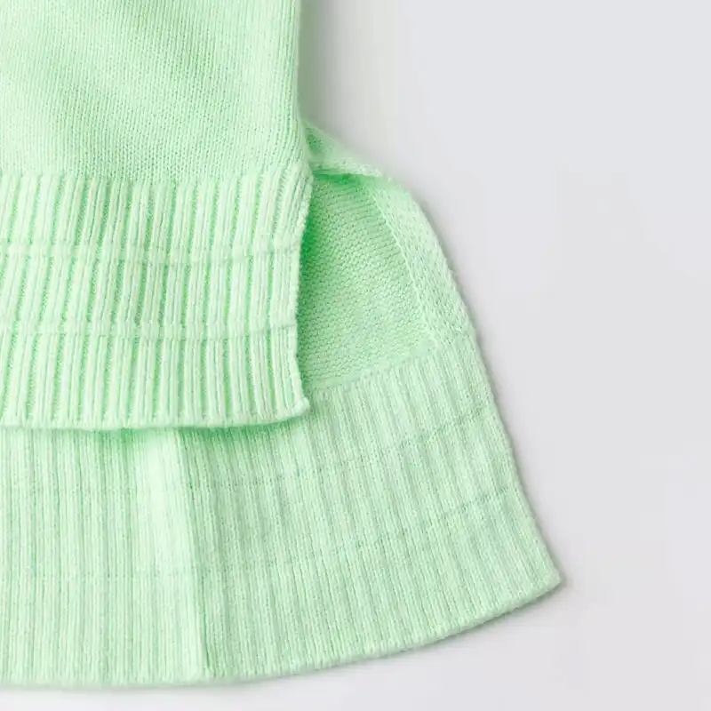 پلیور زنانه جوتی جینز مدل یقه هفت کد 1221135 رنگ سبز روشن