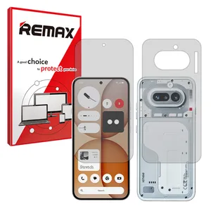 Remax Hydrogel model Transparent Screen Protector for Nothing Phone 4a mobile phone along with the back protector